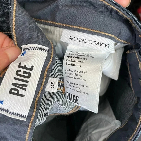 Paige Skyline Straight Jeans  - Picture 5 of 10
